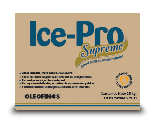 Oleofinos presentación caja icepro supreme